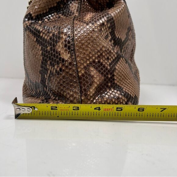 Gucci Soho Chain Strap Shoulder Bag Python Medium - Picture 10 of 13
